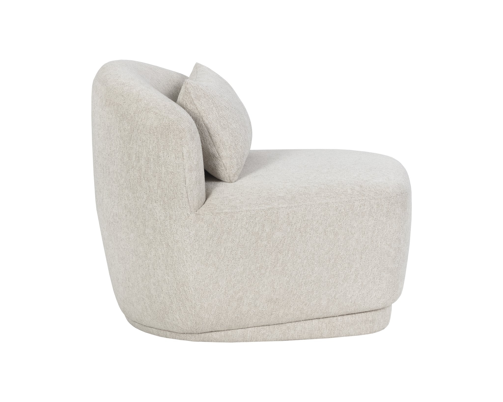 Sunpan Soraya Swivel Armless Chair