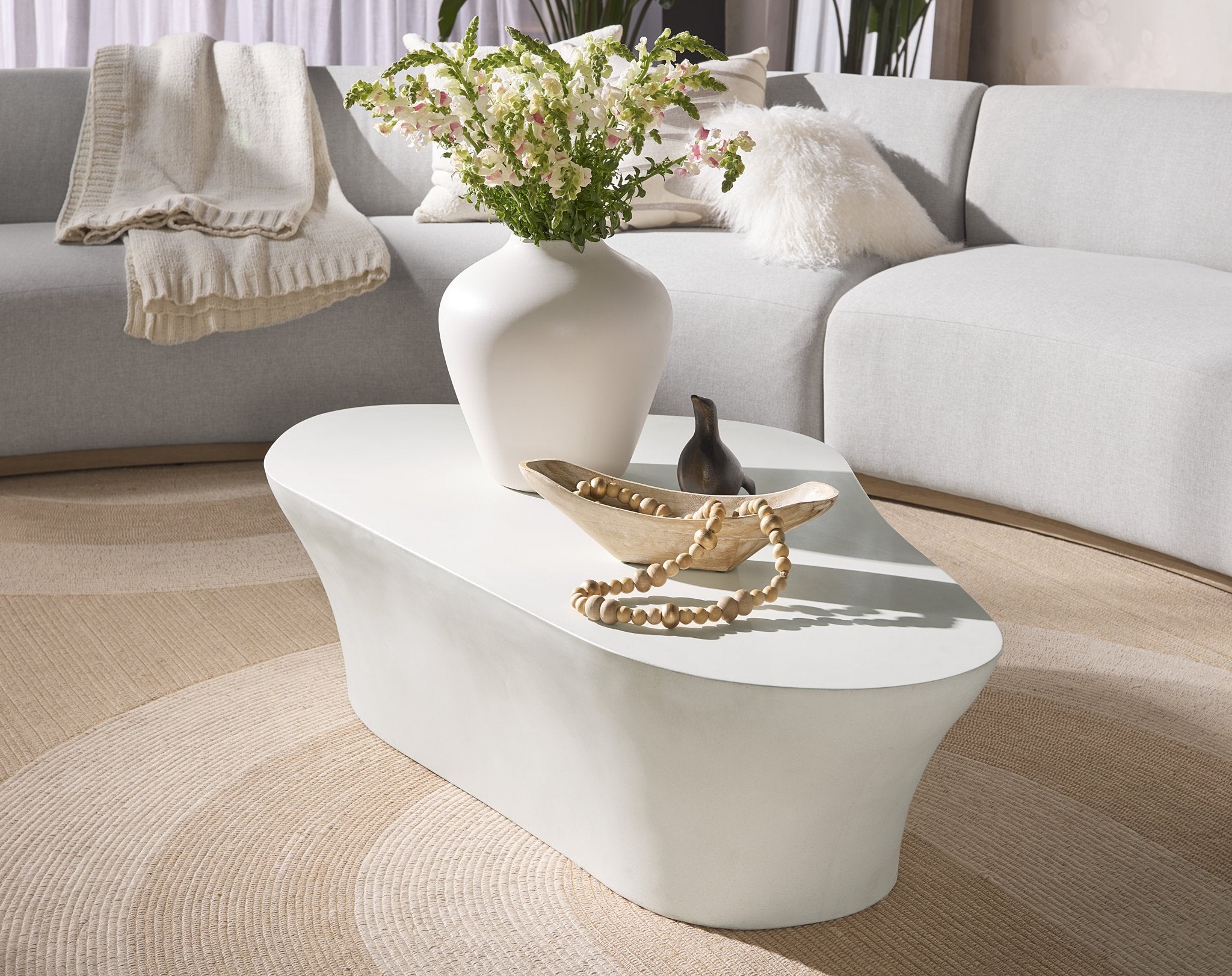 Sunpan Dali Coffee Table White