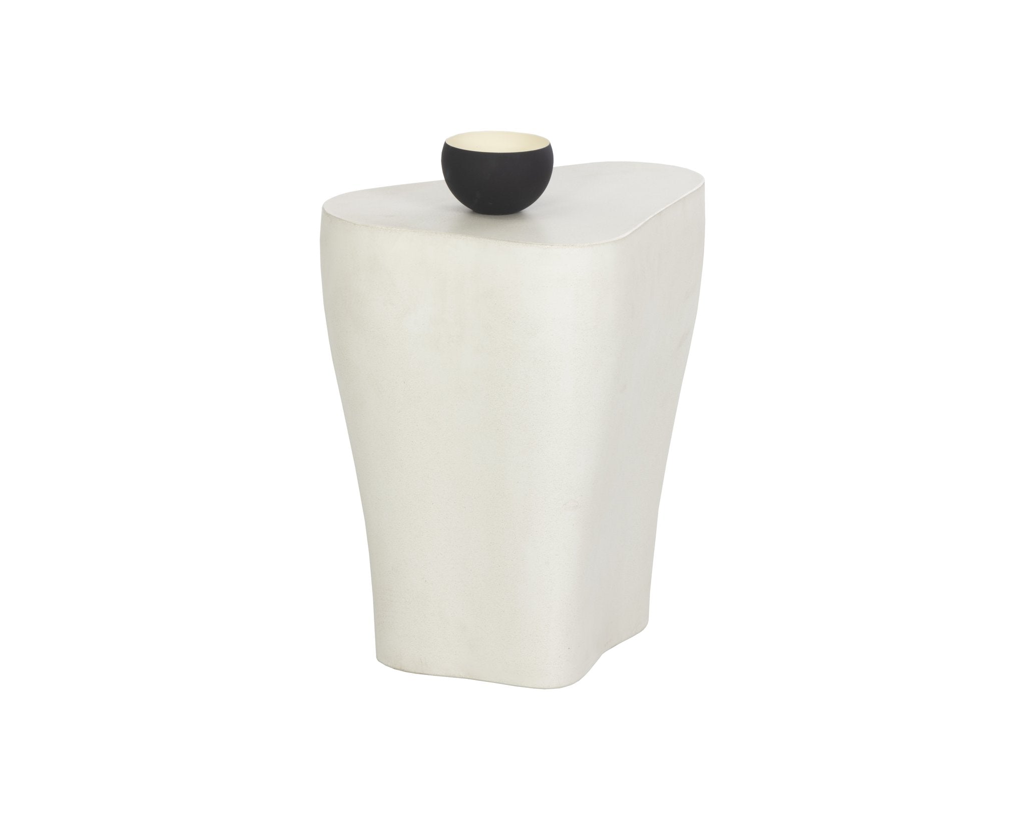 Sunpan Dali End Table Small White