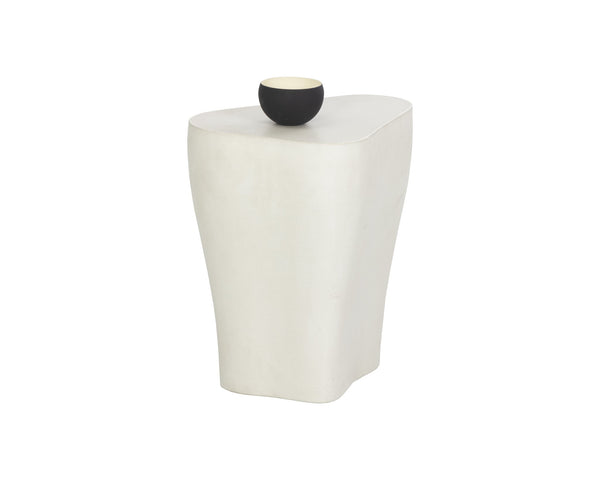 Sunpan Dali End Table Small White