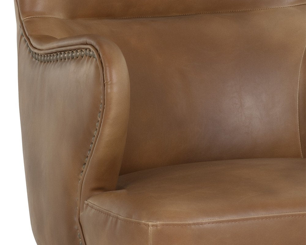 Sunpan Hubert Office Chair Tobacco Tan