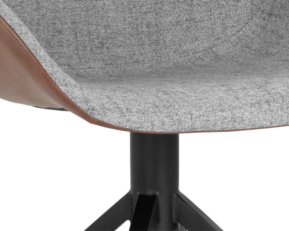 Sunpan Mccoy Swivel Dining Chair