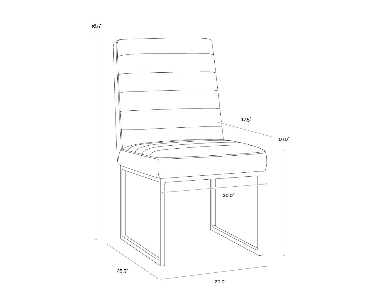 Sunpan Spyros Dining Chair Set Of 2