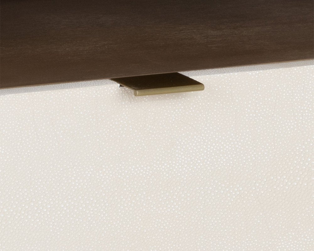 Sunpan Kayden Nightstand Oyster Shagreen