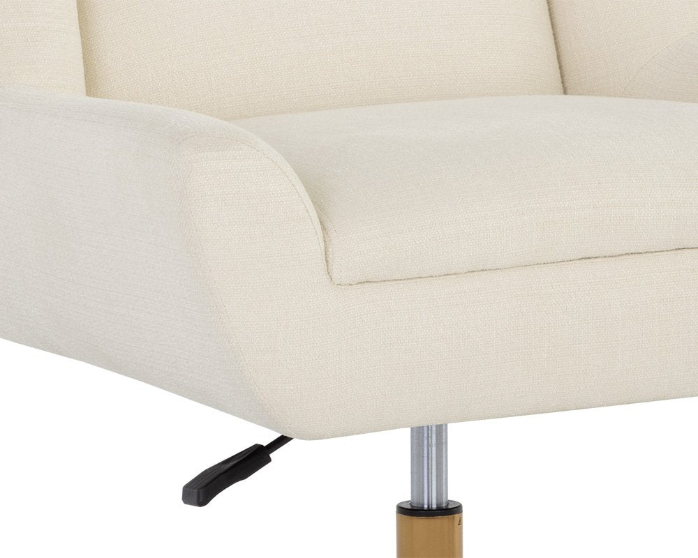 Sunpan Mirian Office Chair Zenith Alabaster