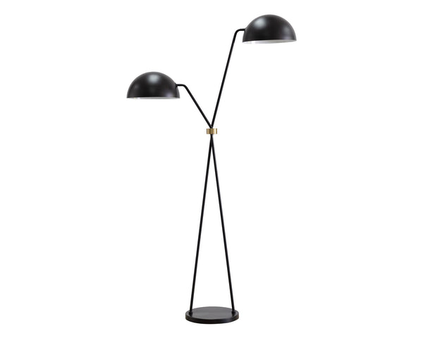 Sunpan Faven Floor Lamp Black