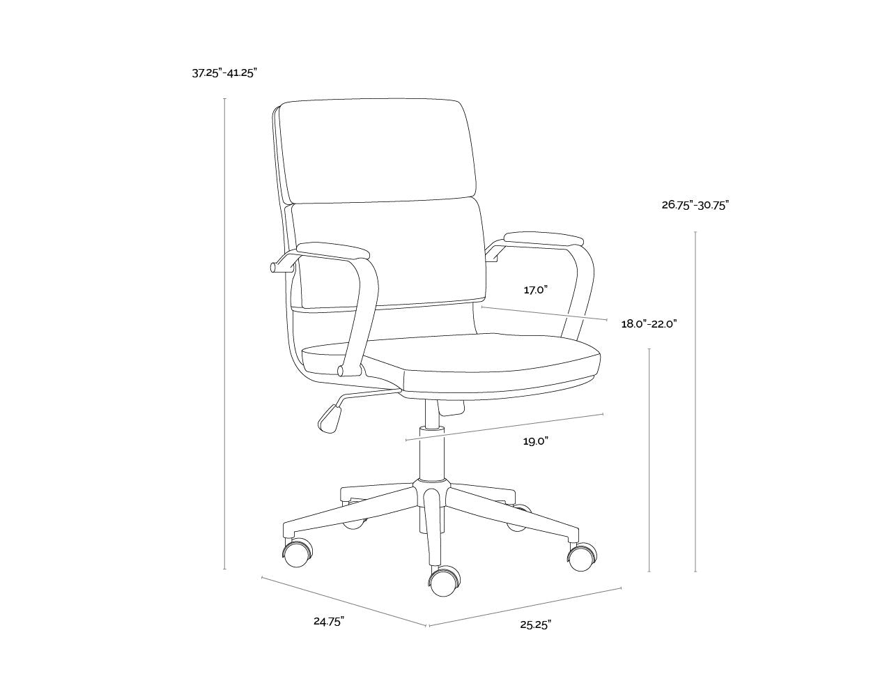 Sunpan Kleo Office Chair