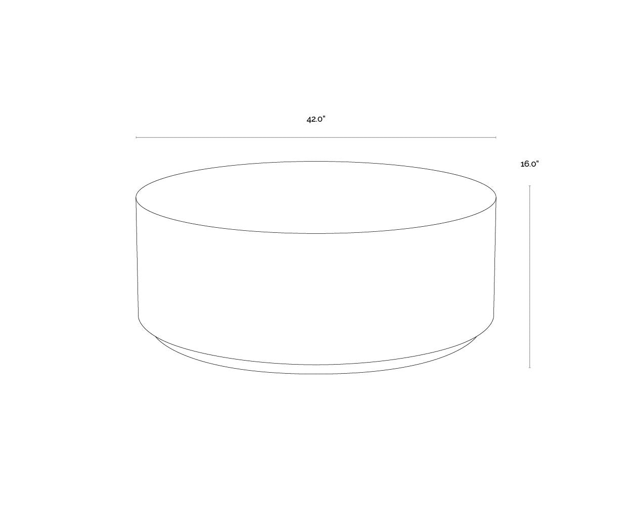 Sunpan Perfetti Coffee Table