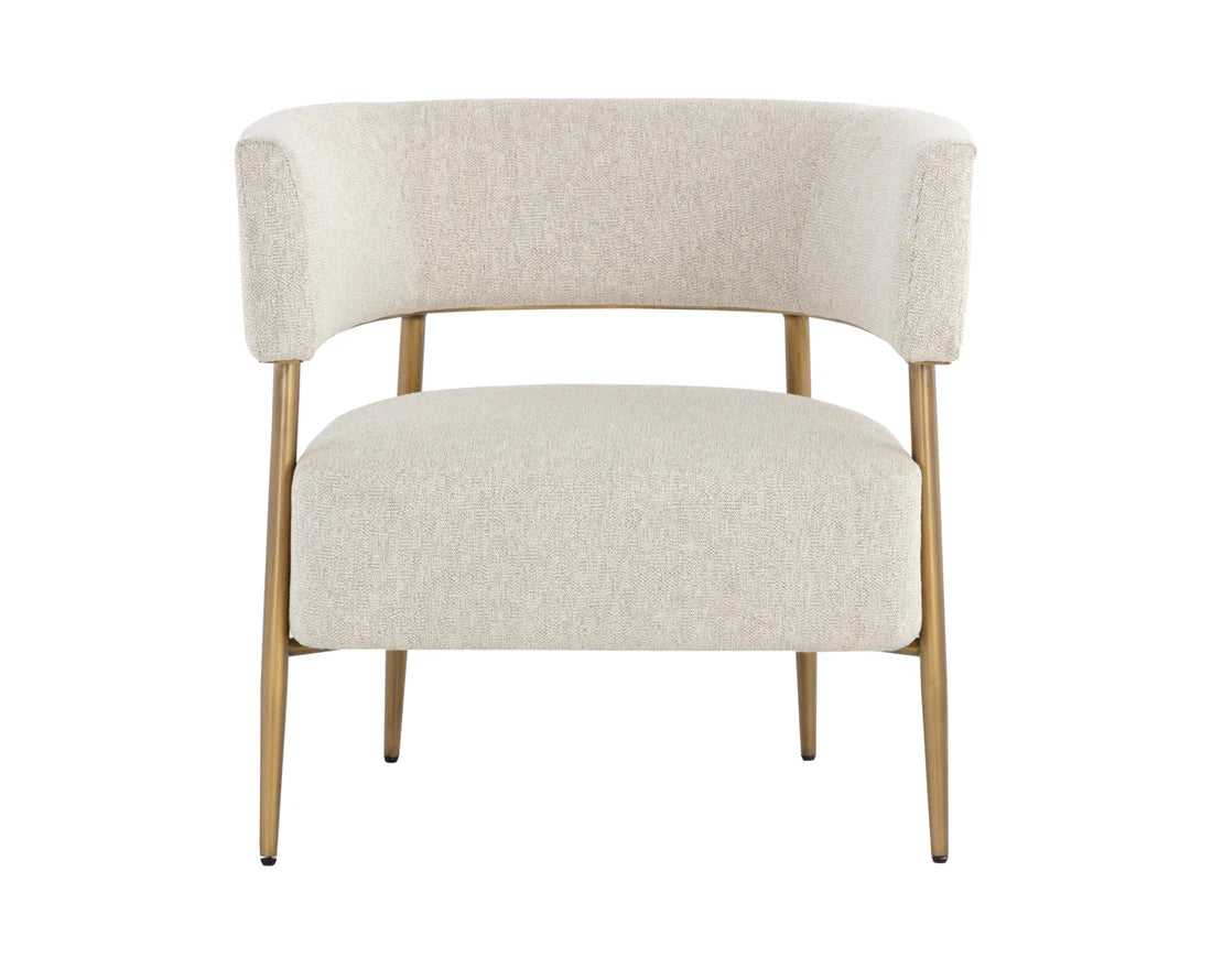 Sunpan Maestro Lounge Chair Dove Cream