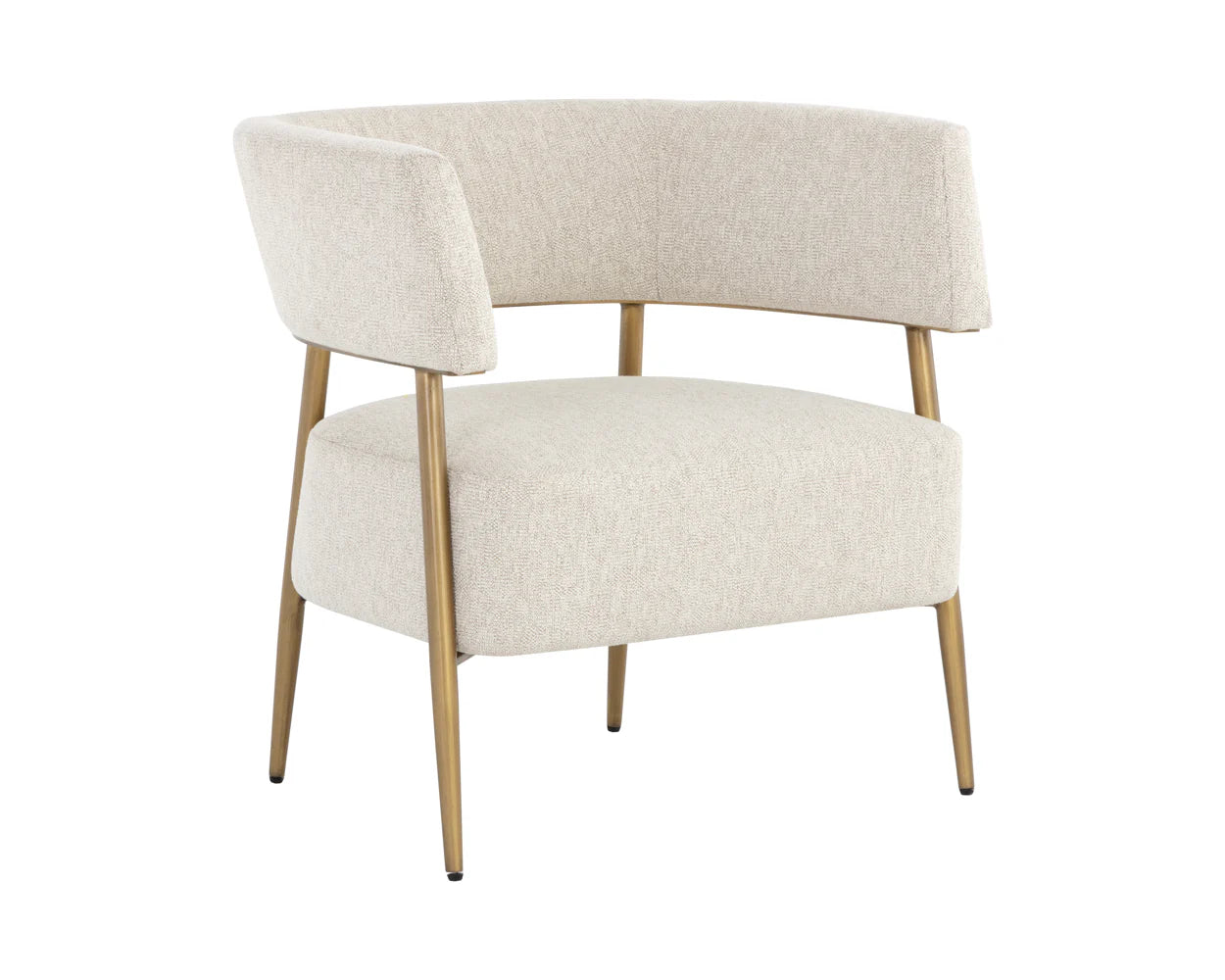 Sunpan Maestro Lounge Chair Dove Cream