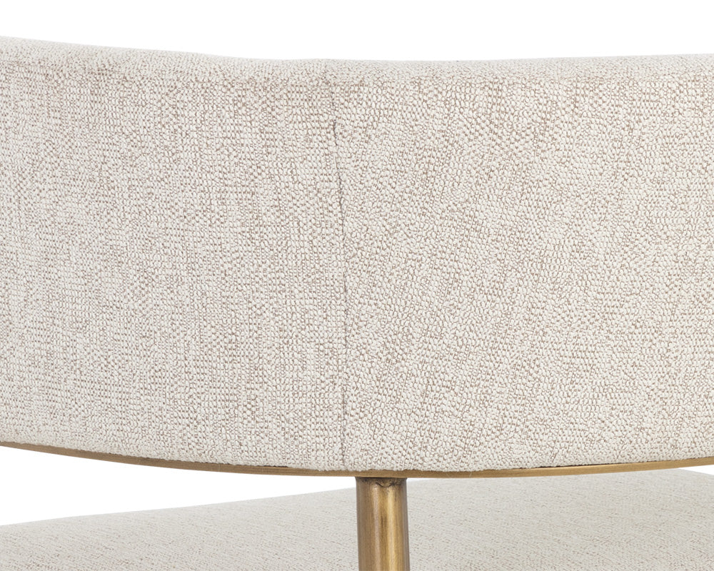 Sunpan Maestro Lounge Chair Dove Cream