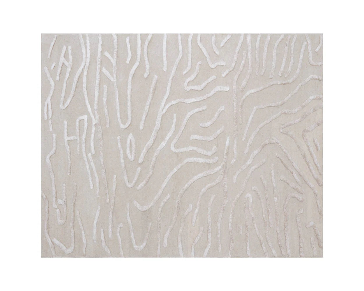 Sunpan Kenya Hand Tufted Rug Beige 8' X 10'