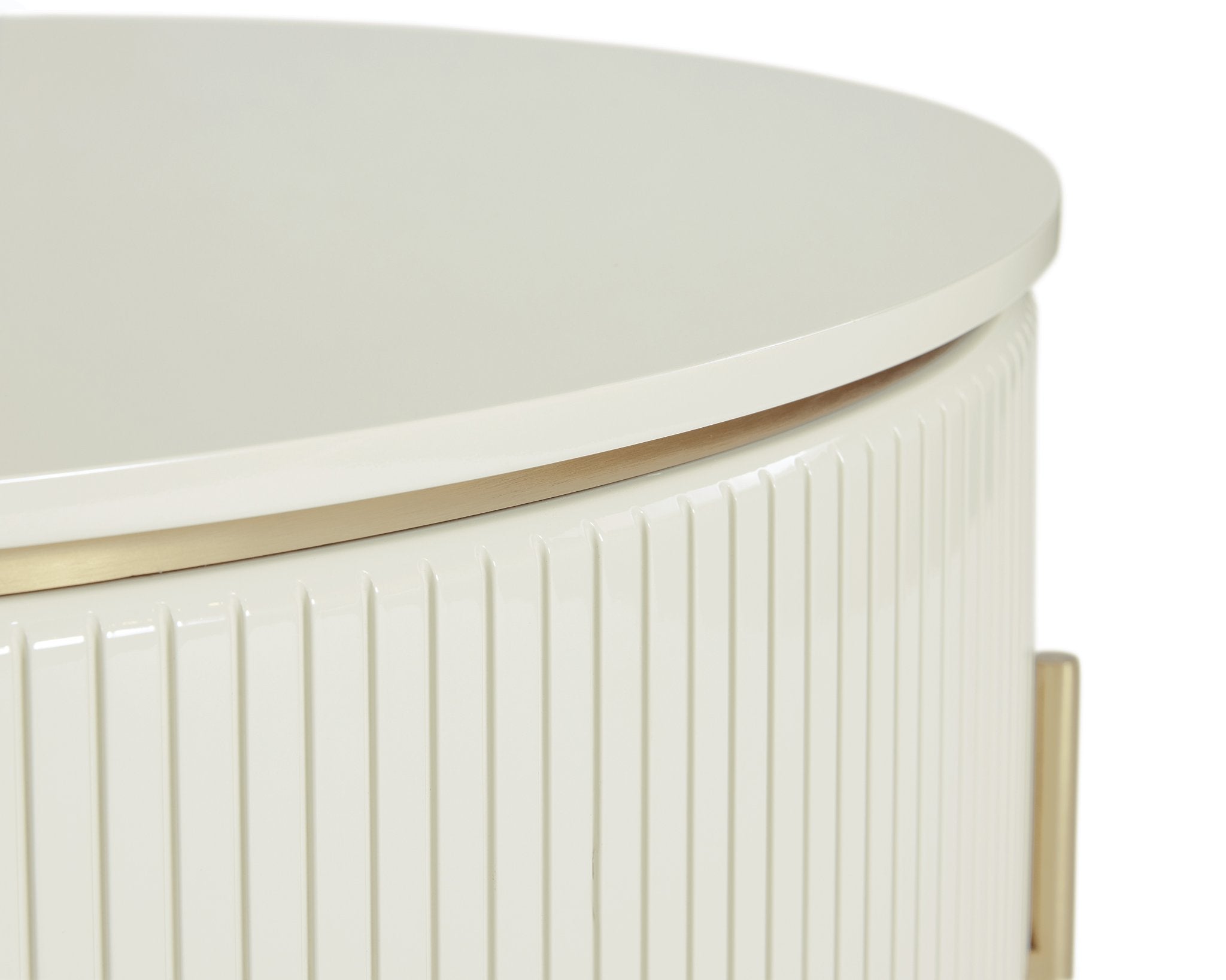 Sunpan Paloma Lift Top Coffee Table High Gloss Cream