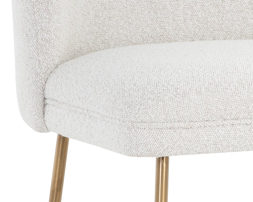 Sunpan Kelty Counter Stool Gold Copenhagen White