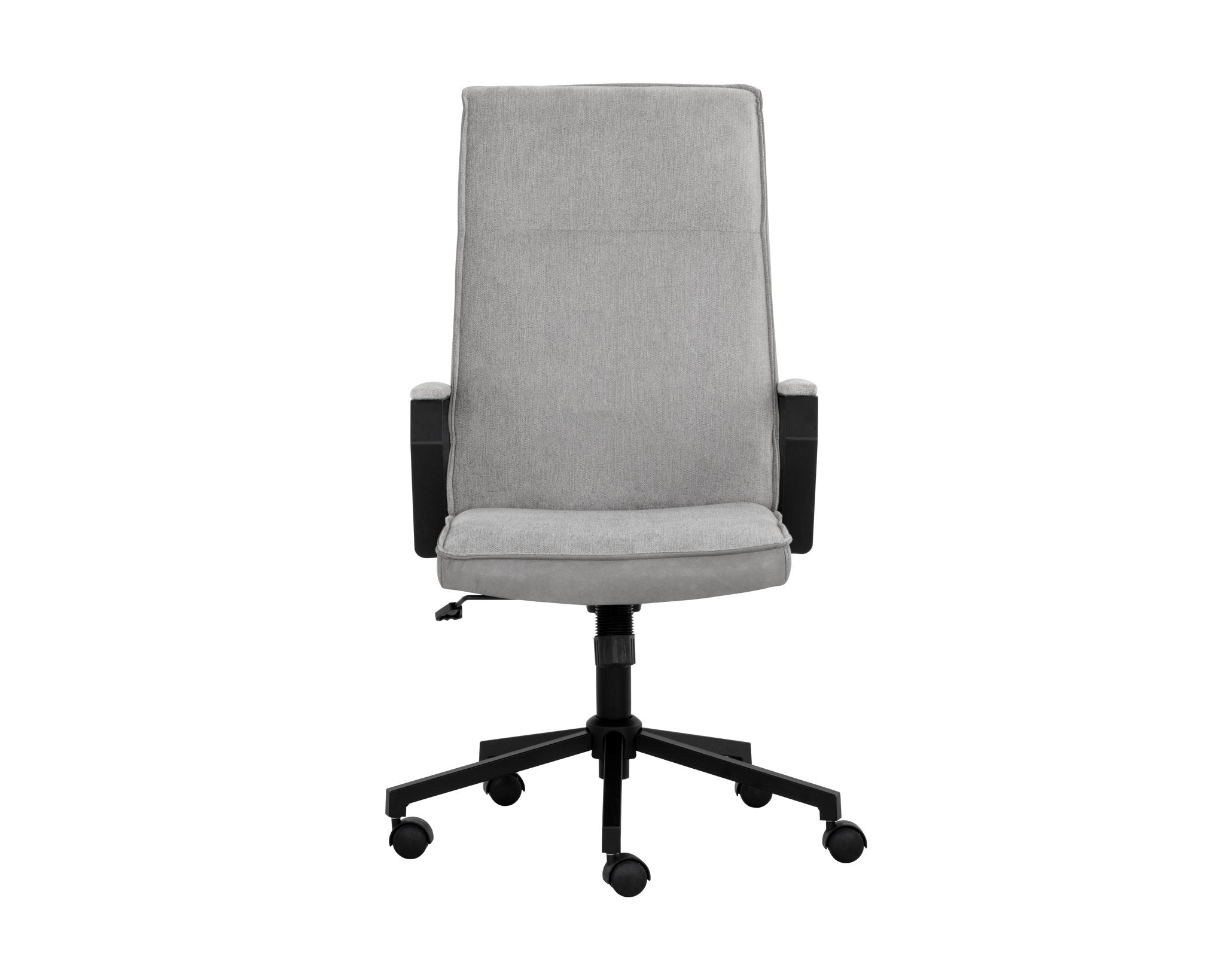 Sunpan Swanson Office Chair Polo Club Stone / Bravo Metal