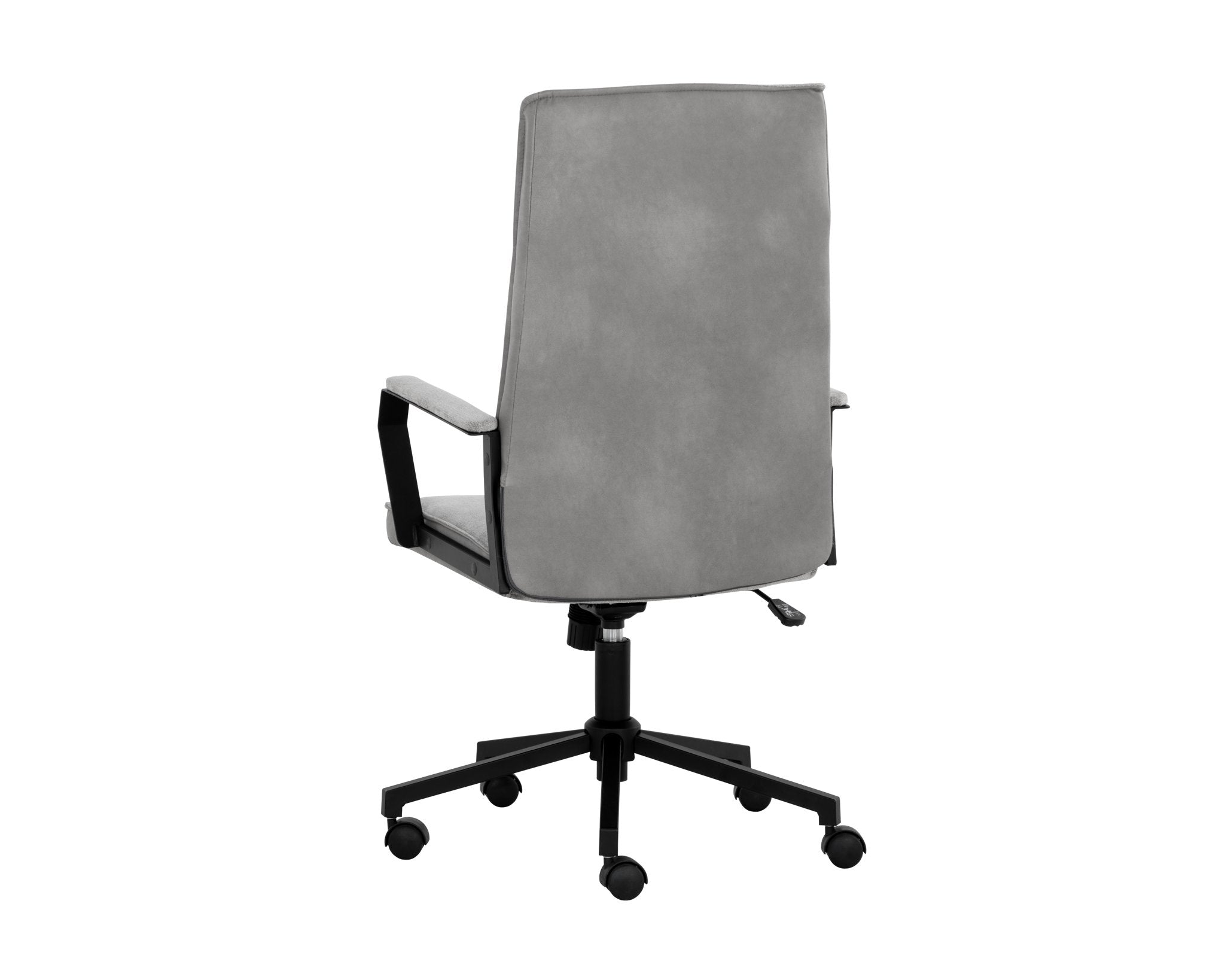 Sunpan Swanson Office Chair Polo Club Stone / Bravo Metal