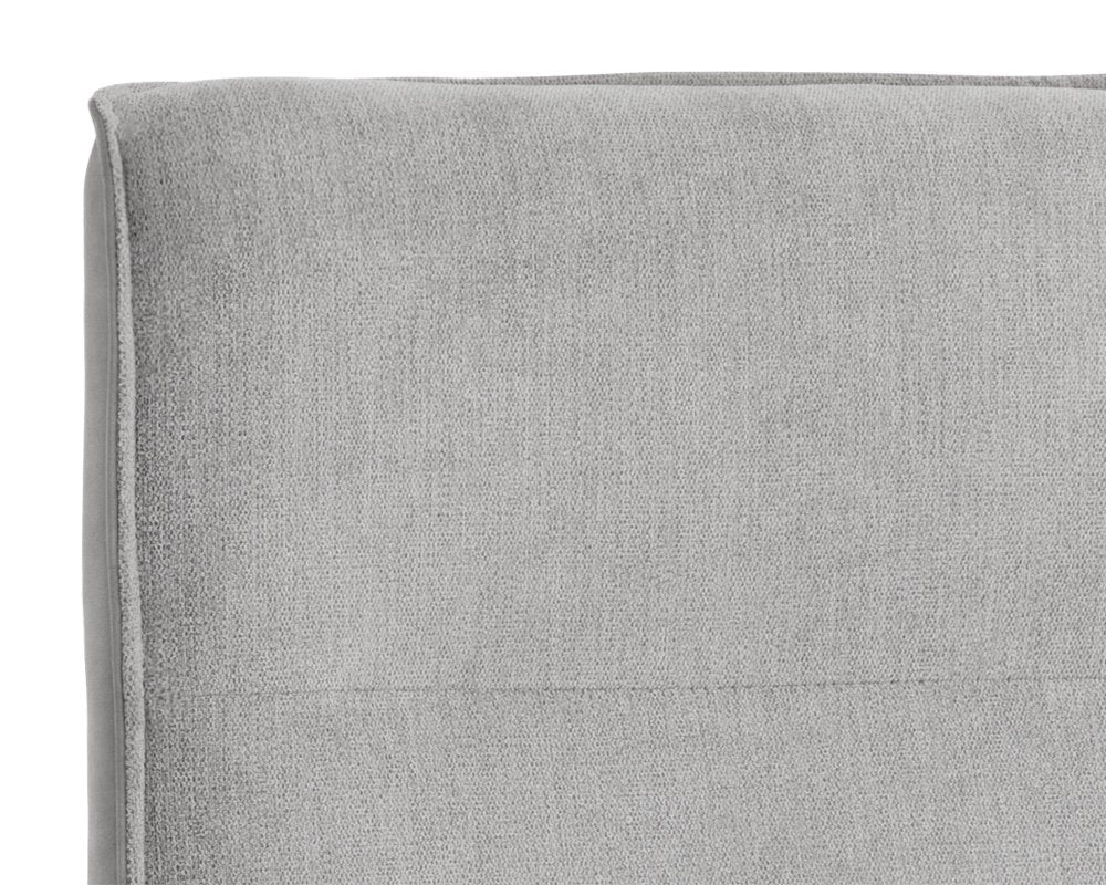 Sunpan Swanson Office Chair Polo Club Stone / Bravo Metal