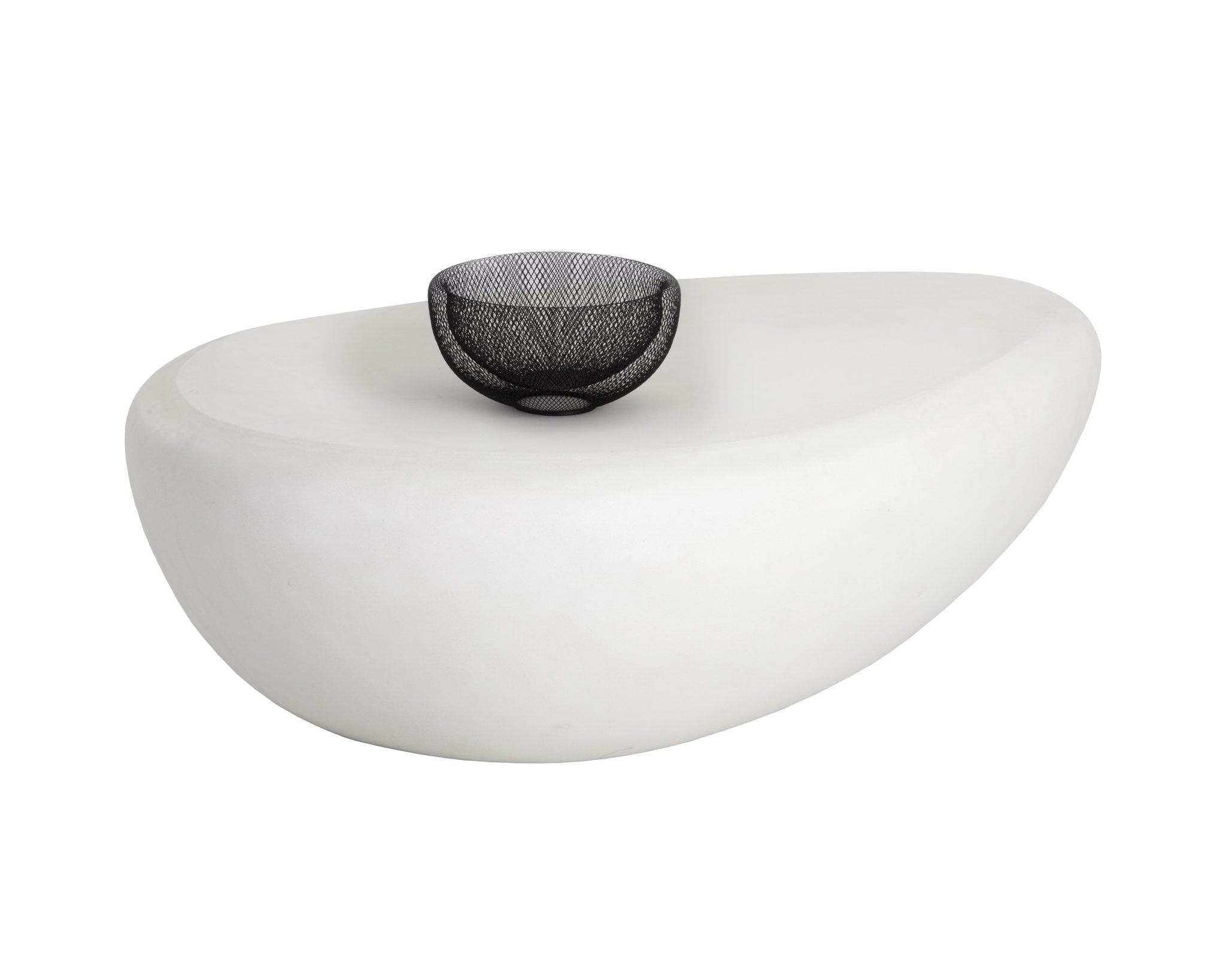 Sunpan Corvo Coffee Table Small White