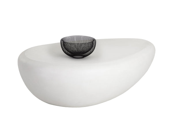 Sunpan Corvo Coffee Table Small White