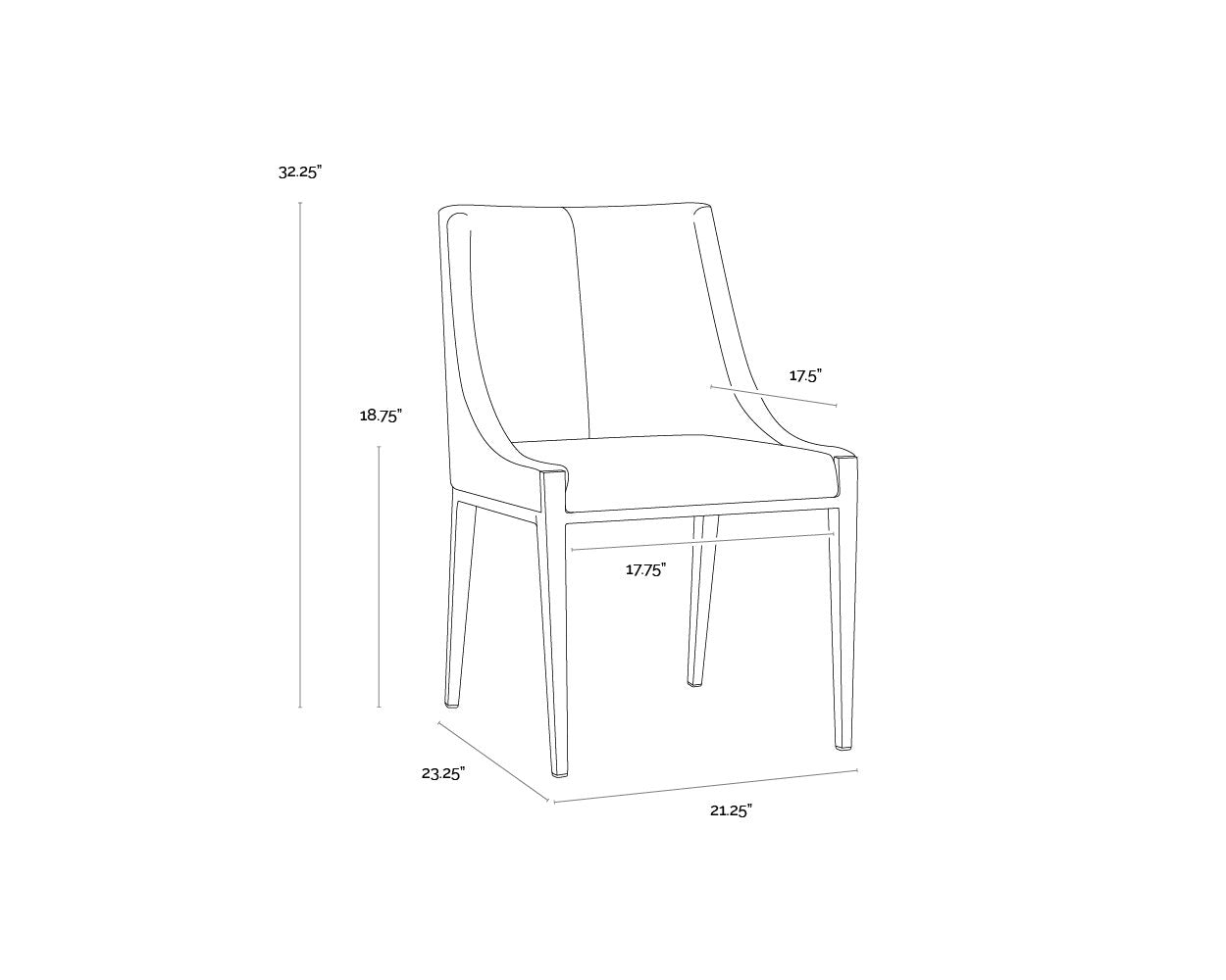 Sunpan Dionne Dining Chair