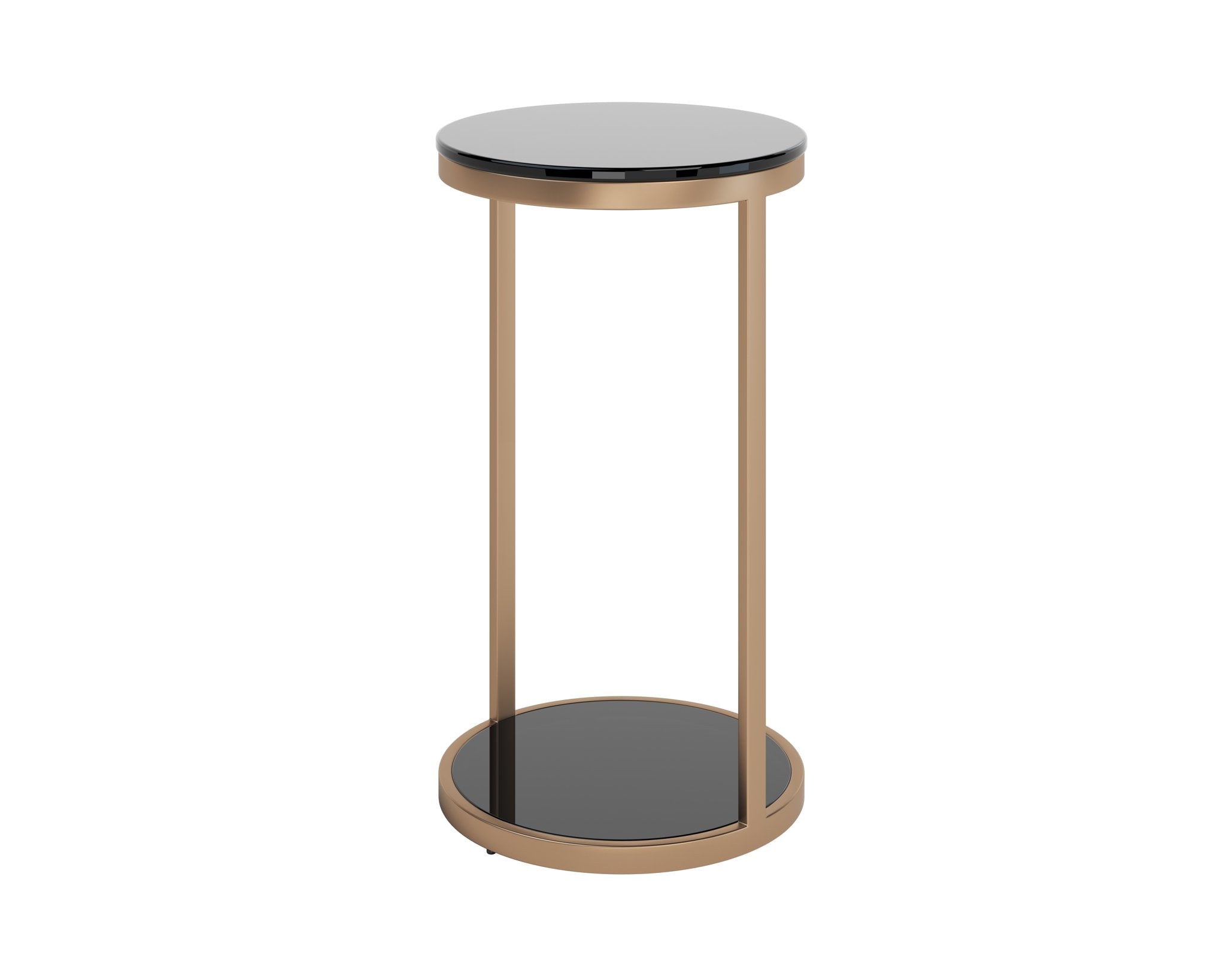 Sunpan Benjamin End Table Antique Brass