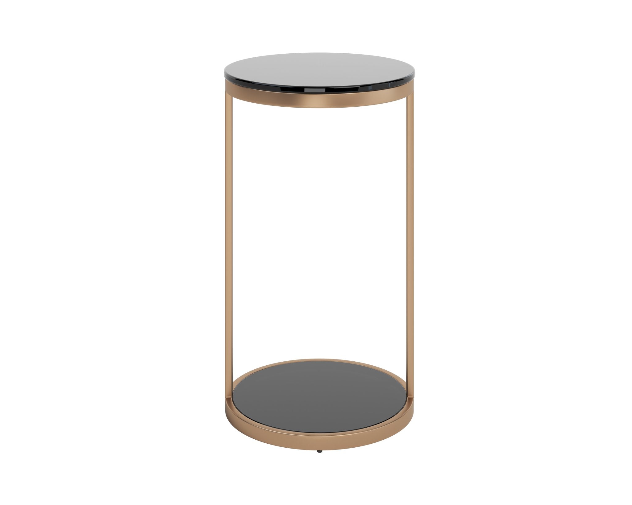 Sunpan Benjamin End Table Antique Brass