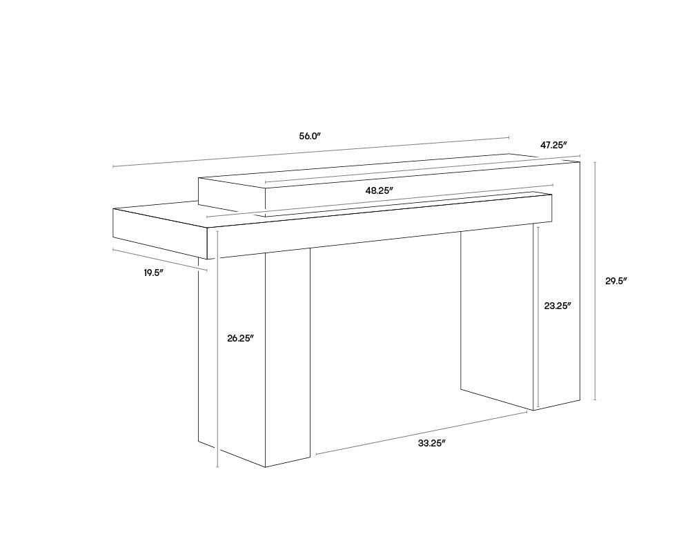 Sunpan Herriot Console Table