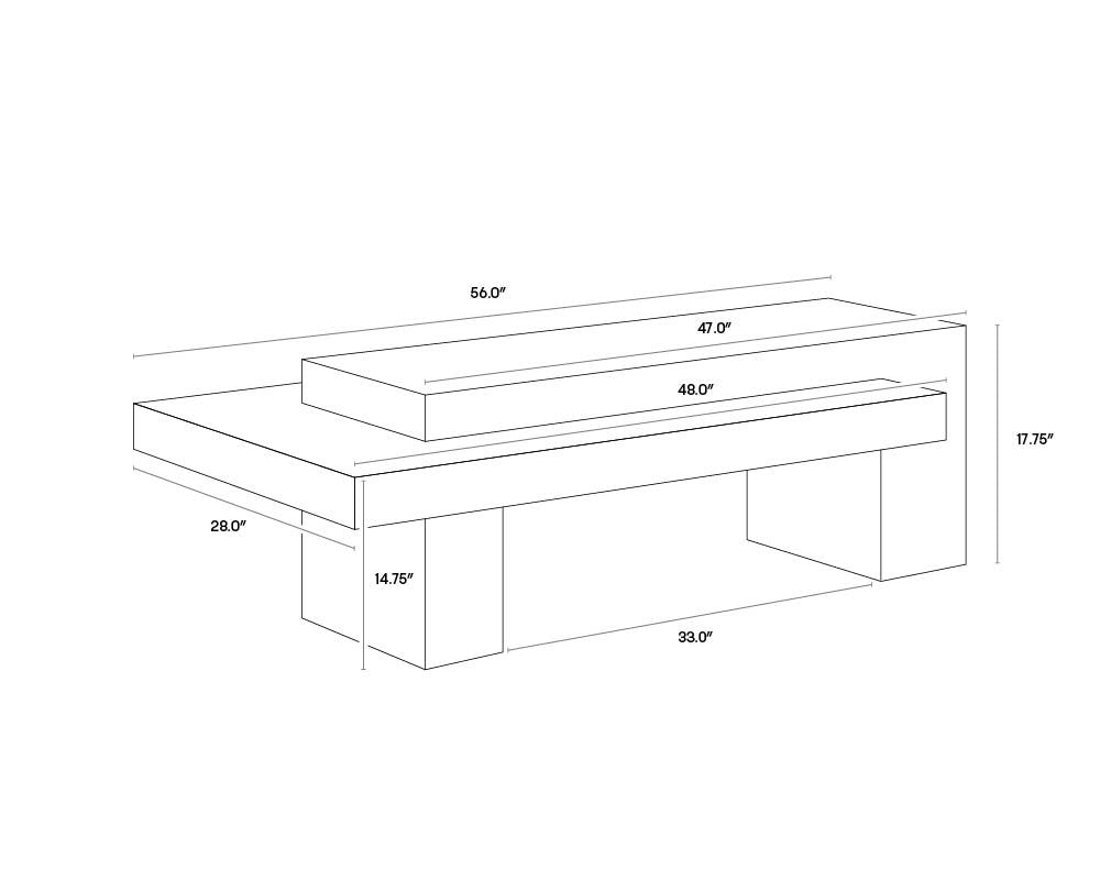 Sunpan Herriot Coffee Table