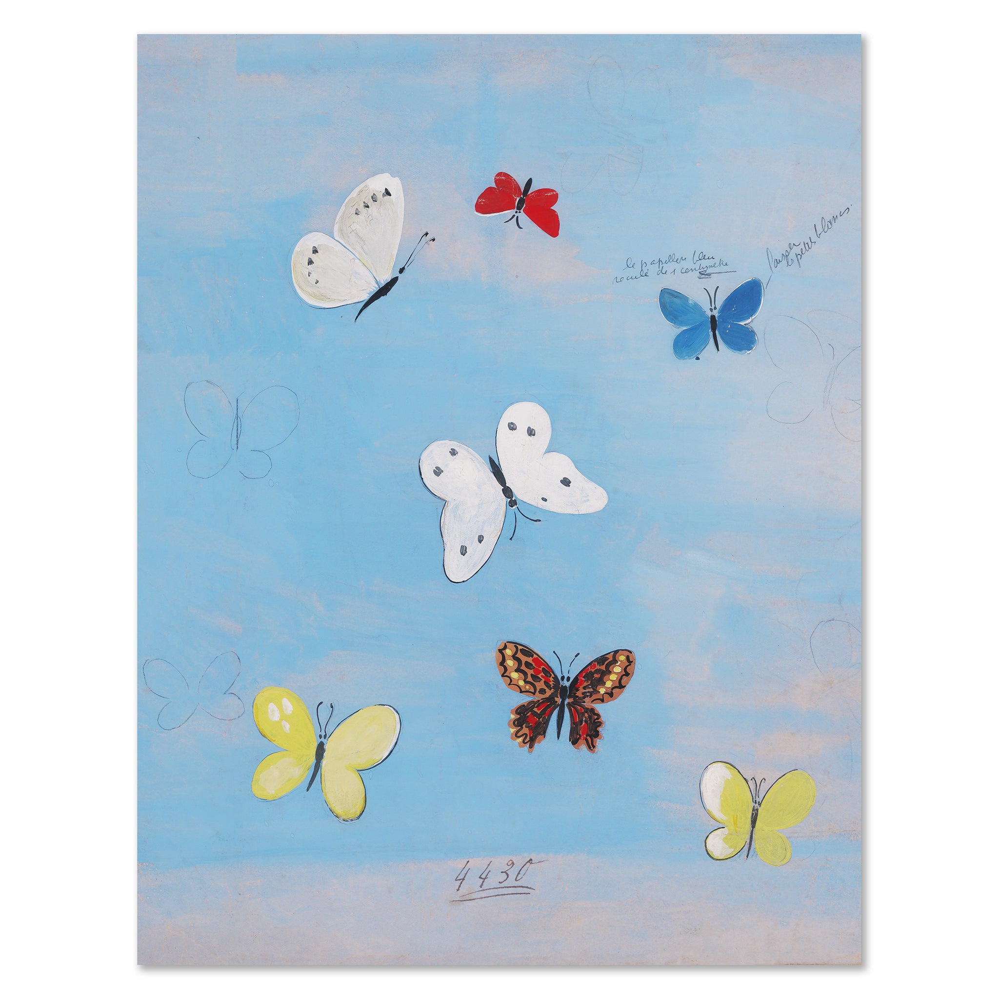 Paule Marrot Flying Butterflies Art