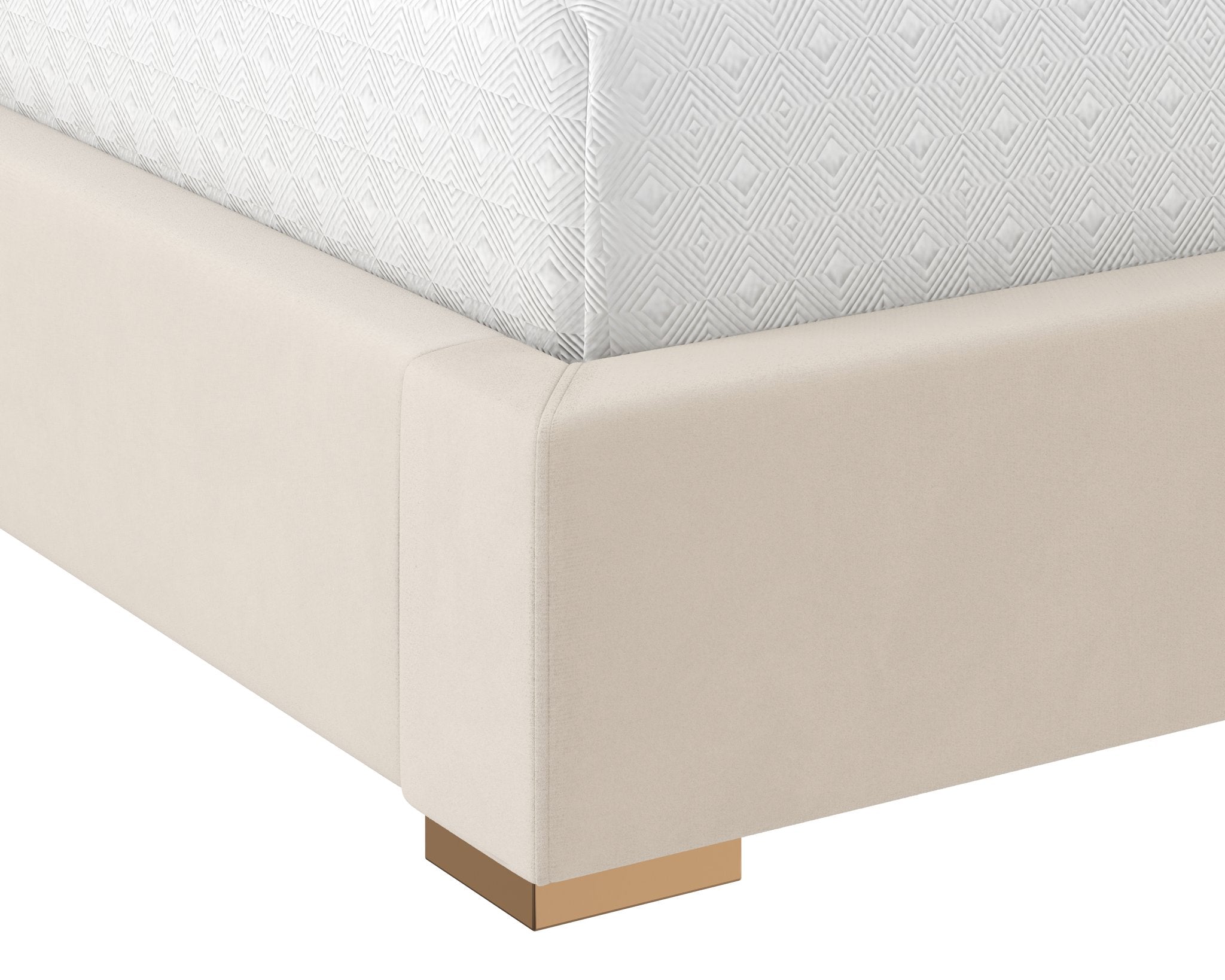 Sunpan Alisha Bed King Meg Taupe