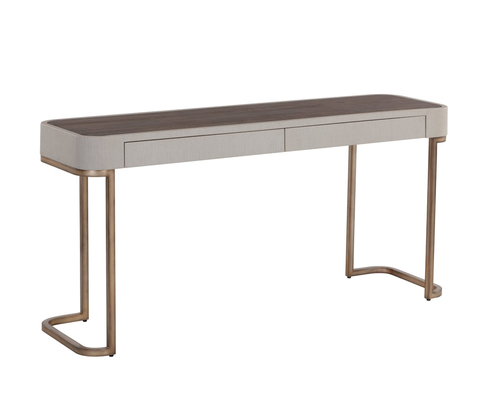 Sunpan Jamille Console Table Cream