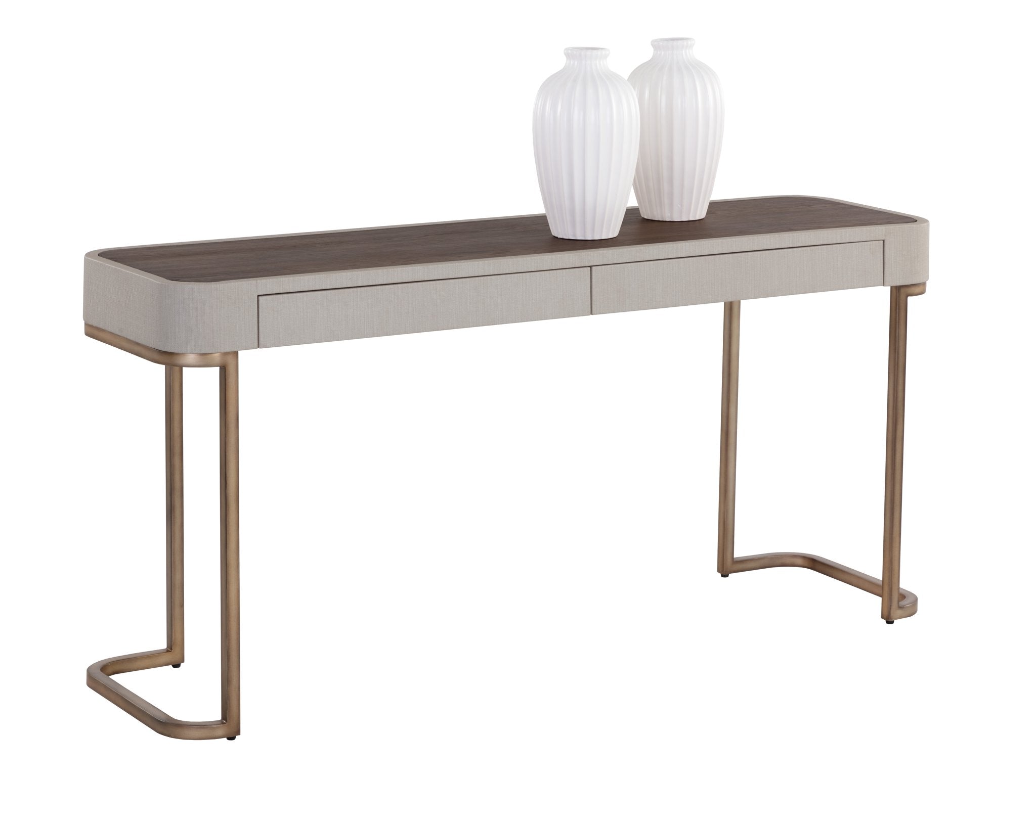 Sunpan Jamille Console Table Cream