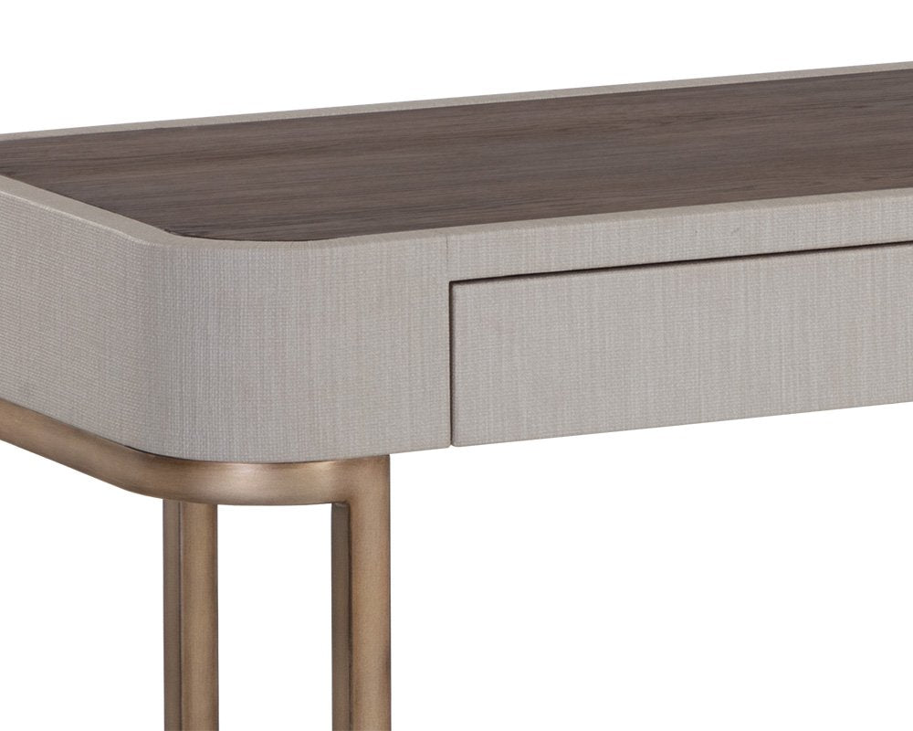 Sunpan Jamille Console Table Cream