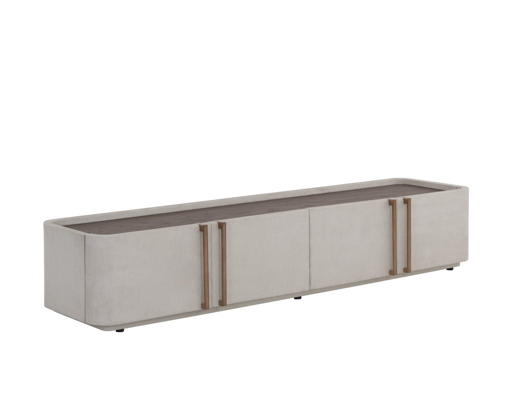 Sunpan Jamille Storage Cabinet Cream