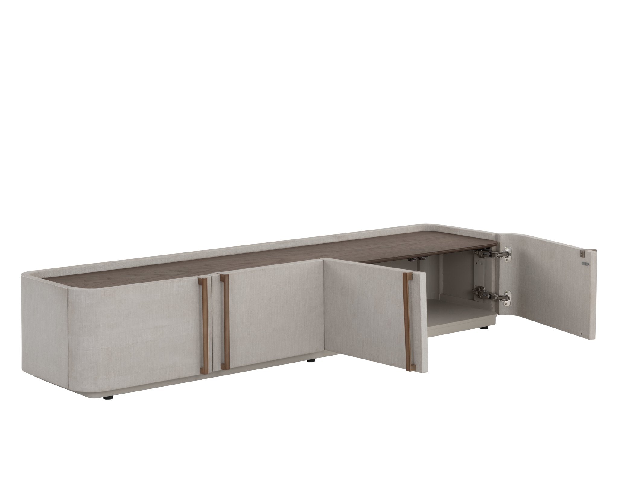 Sunpan Jamille Storage Cabinet Cream