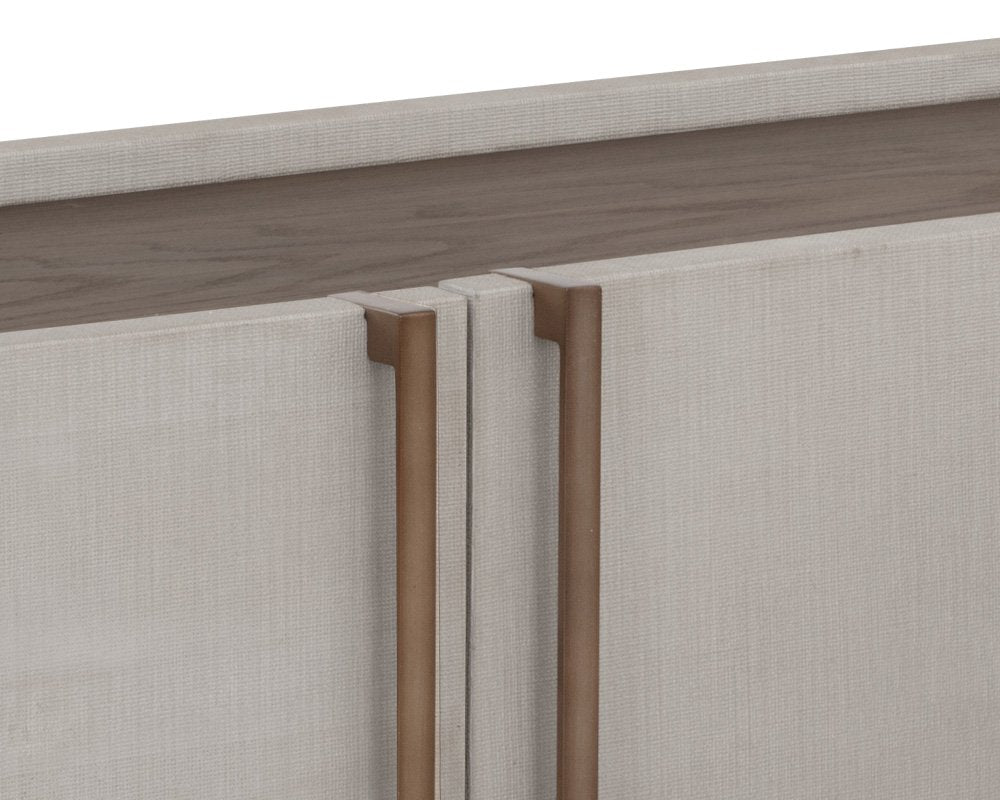 Sunpan Jamille Storage Cabinet Cream