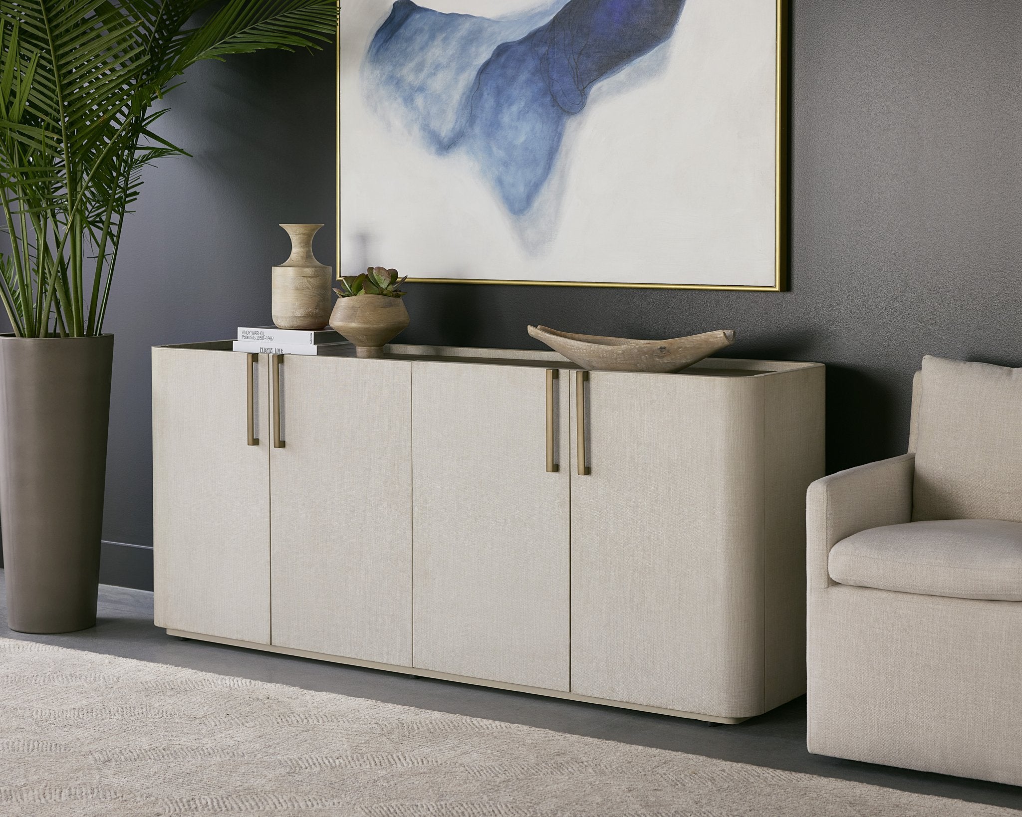 Sunpan Jamille Sideboard Cream