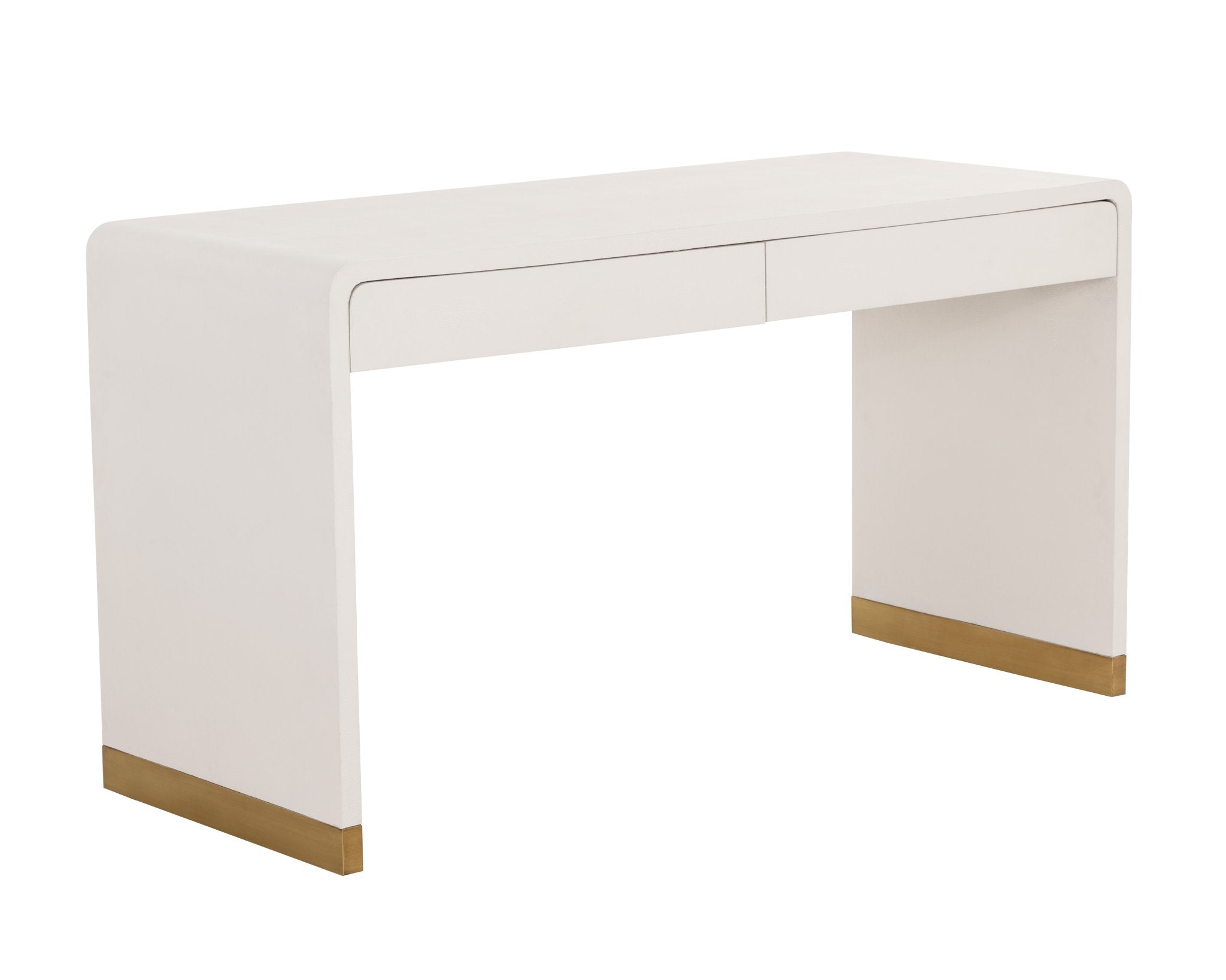 Sunpan Ilona Desk Oyster Shagreen