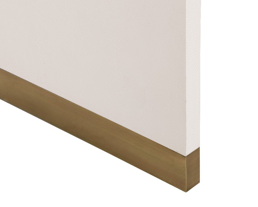 Sunpan Ilona Desk Oyster Shagreen