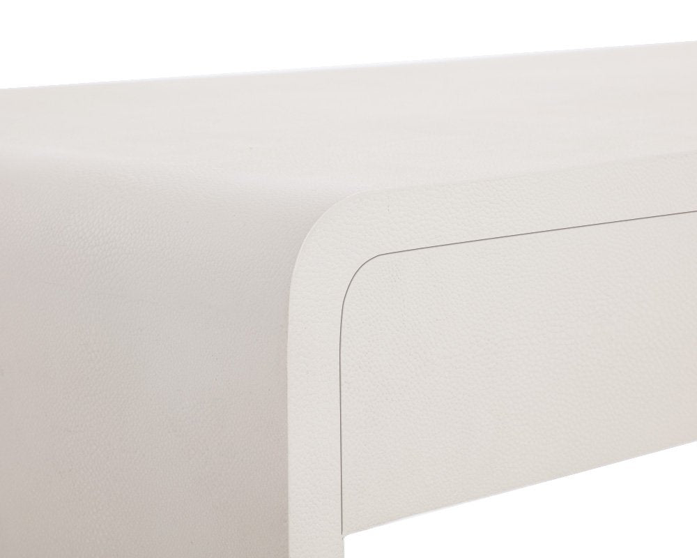 Sunpan Ilona Desk Oyster Shagreen