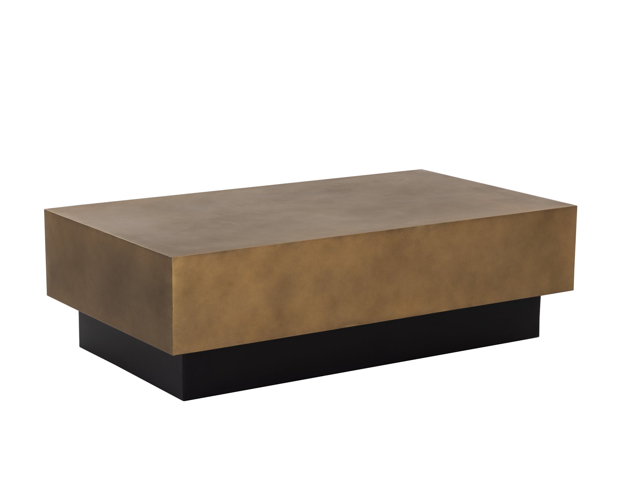 Sunpan Blakely Coffee Table Antique Brass