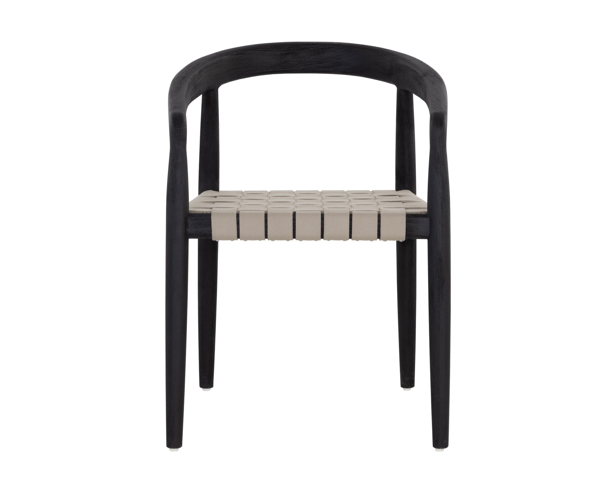 Sunpan Cayman Dining Armchair Charcoal