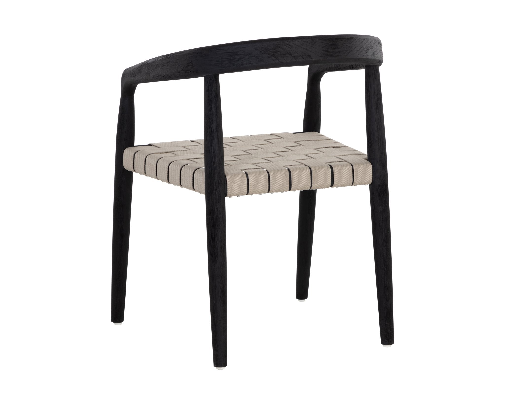 Sunpan Cayman Dining Armchair Charcoal