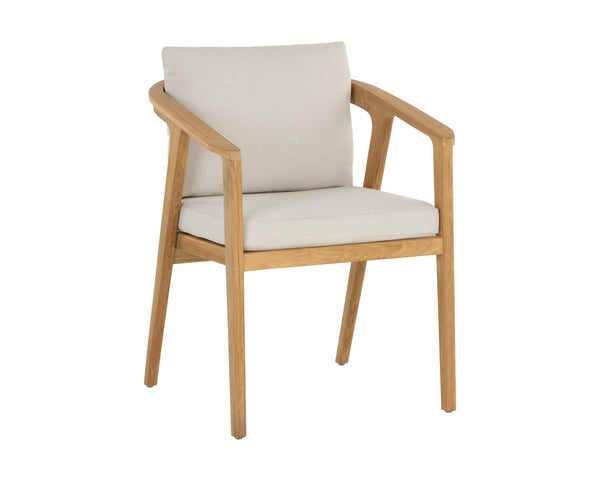 Sunpan Coraline Dining Armchair Palazzo Cream