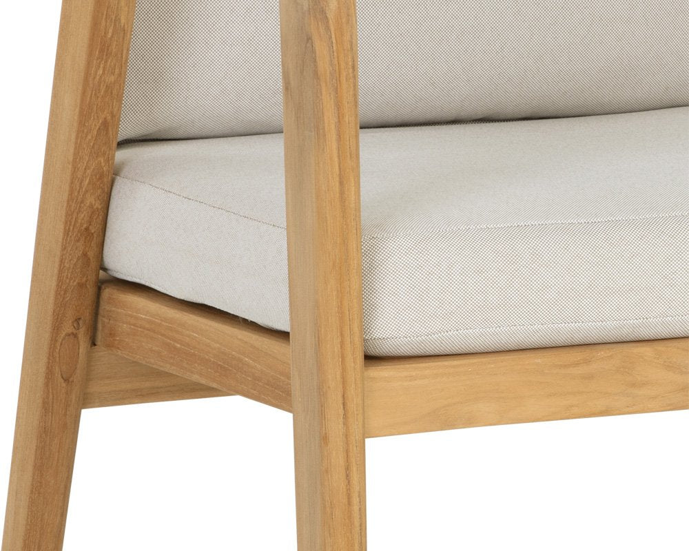 Sunpan Coraline Dining Armchair Palazzo Cream
