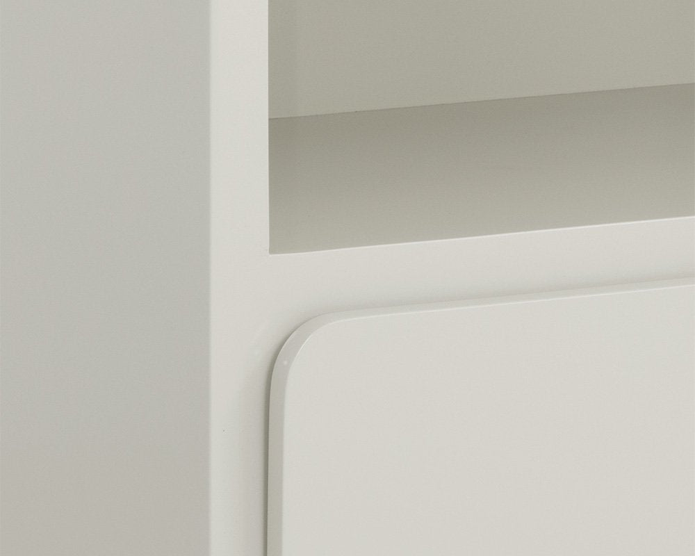 Sunpan Jenkins Nightstand High Gloss Cream