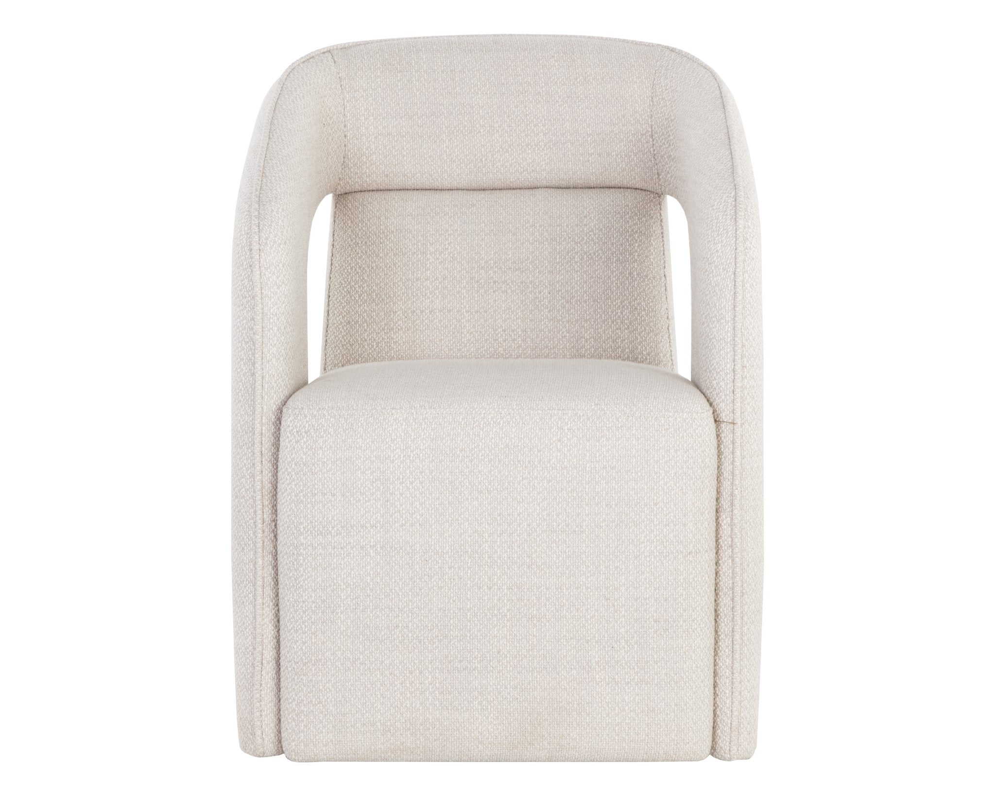 Sunpan Kendrick Wheeled Dining Armchair