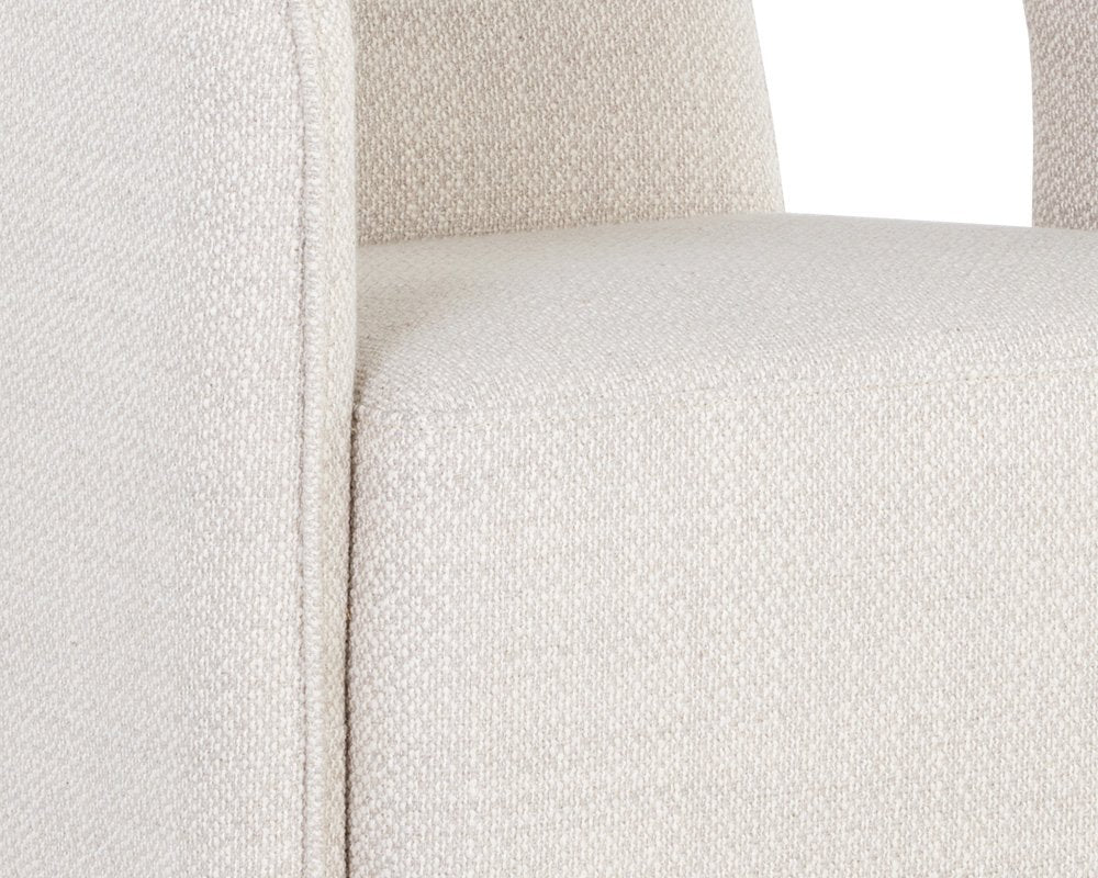 Sunpan Kendrick Wheeled Dining Armchair