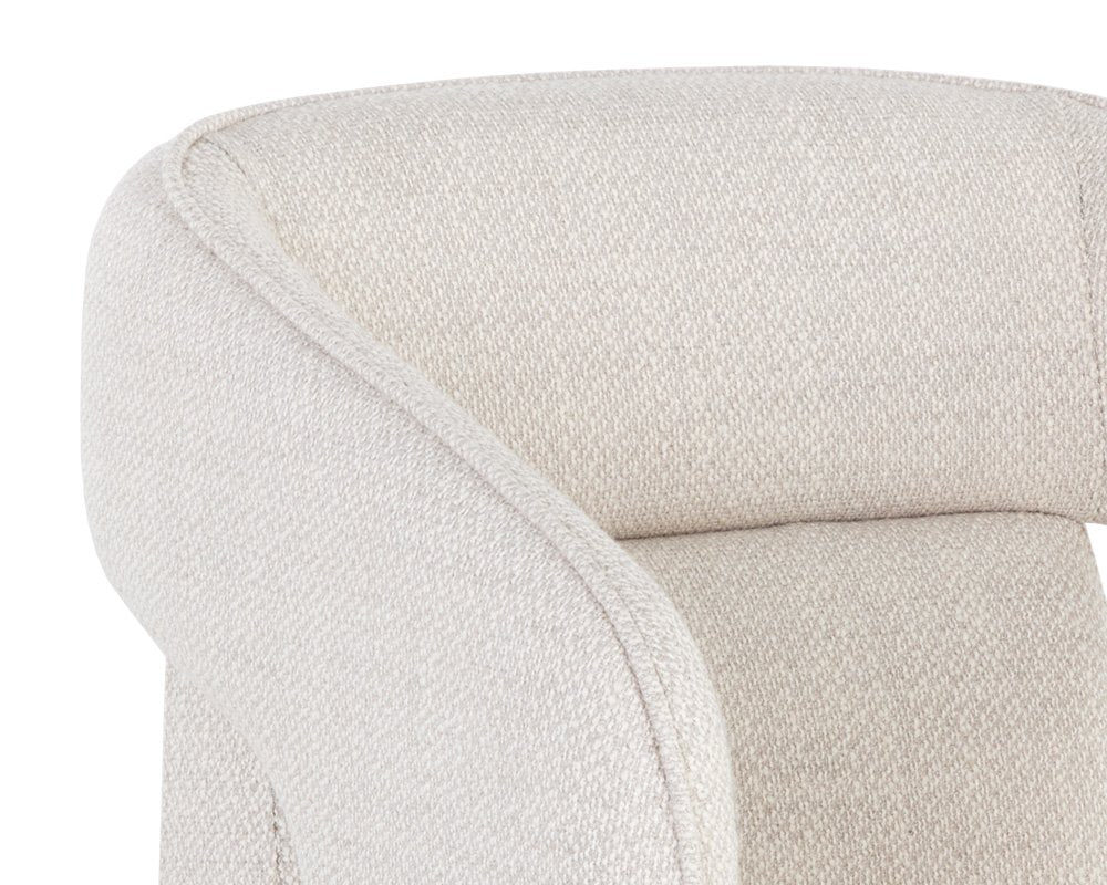 Sunpan Kendrick Wheeled Dining Armchair