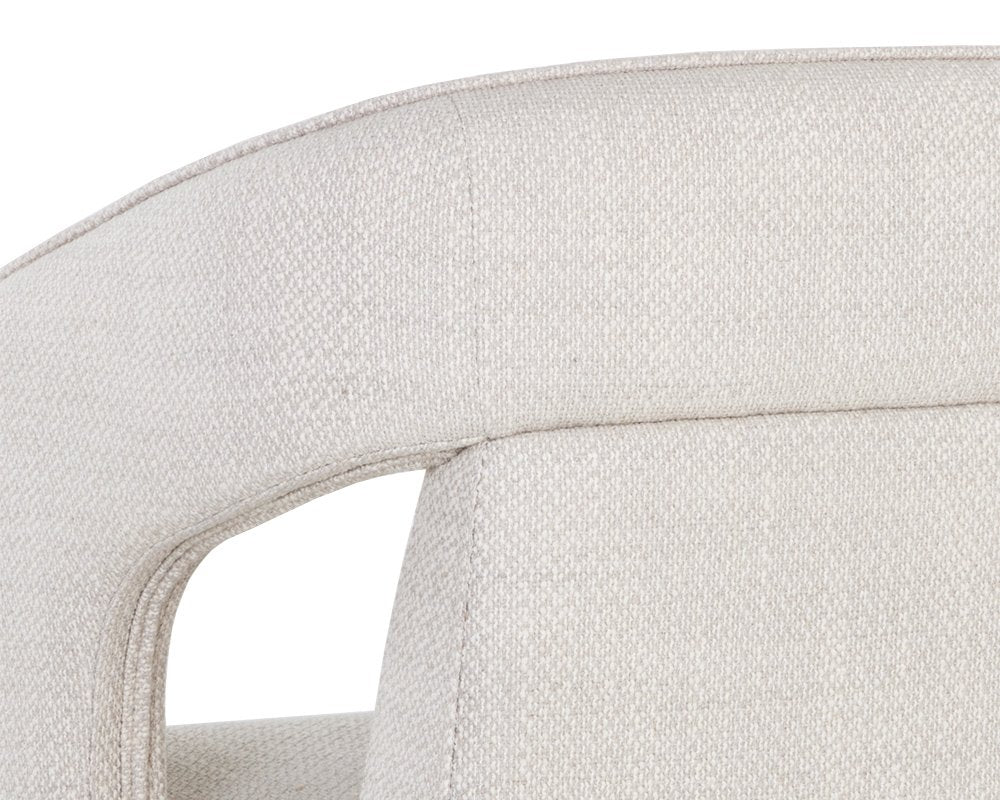 Sunpan Kendrick Wheeled Dining Armchair